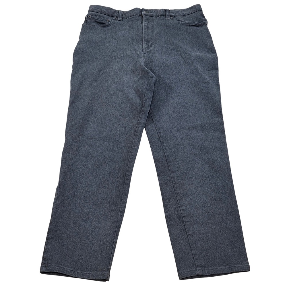 Lauren Jeans Co‎ Ralph Lauren Women's Gray Denim Jeans Size 14